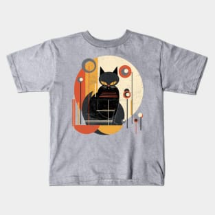 Mid century cat Kids T-Shirt